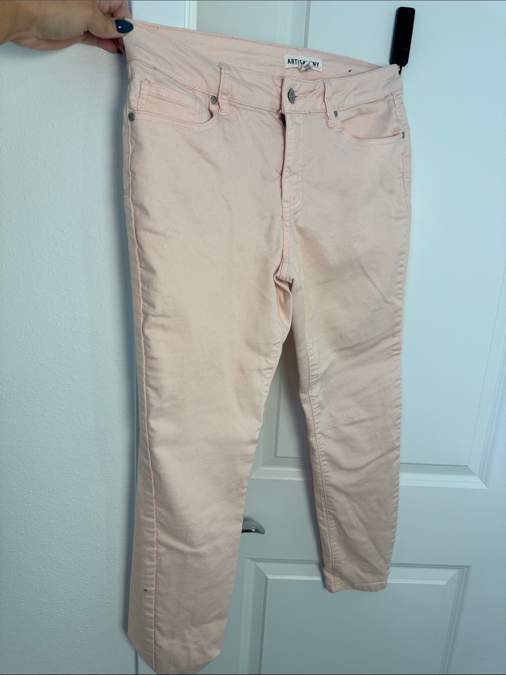 Artisan Pale Pink Skinny Jeans for Women